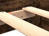 Bed Frame with Headboard Smoked Oak 80 x 200 cm Engineered Wood 8009037