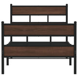 Bed Frame without Mattress with Headboard and Footboard 90x190 cm Single 4017161