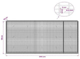 Gabion with 5 mm Wire and 5x2.5 cm Mesh 250x30x150 cm 3463703