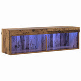 TV Cabinet Set Old Wood 100 x 30 x 30 cm Engineered Wood 886249