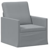 Sofa Set 2 pcs Light Grey Fabric 3433176