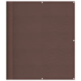 Balcony Screen Brown 120x1000 cm 100% Polyester Oxford 4000398
