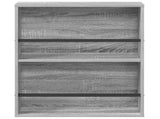 Magazine Rack 2 pcs Grey Sonoma 60 x 12 x 70 cm Engineered Wood 890835