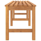 Garden Bench Warm Teak Solid Teak Wood 180 cm length Durable 316633