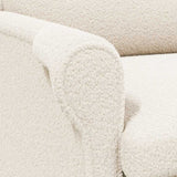 Armchair Cream 76 x 94 x 102 cm Sharpa Fabric 42009852