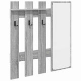 Wall-Mounted Coat Rack Grey Sonoma 100 x 10 x 100 cm 874512