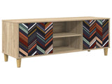 TV Cabinet OMMEN 102 x 33 x 50 cm Sonoma Engineered Wood 8007039