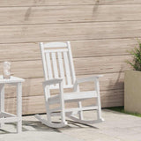 Garden Rocking Chair White 92 x 70 x 108cm HDPE 42006613