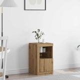 LED Sideboard Artisan Oak 41 x 37 x 67 cm Engineered Wood 863020