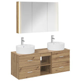 Bathroom Furniture Set 4 pcs Artisan Oak 3406910