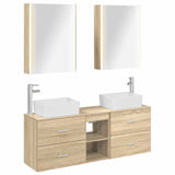 Bathroom Furniture Set 5 pcs Sonoma Oak 3406849