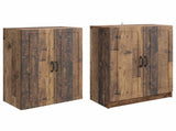Cabinet Set 2 pcs Engineered Wood 3416950