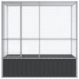 Aviary Silver 210.5x107x212 cm Steel 172582