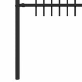 Spike Arch Fence DRONTEN Black 42030094