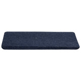 Stair Mats Self-adhesive 15 pcs 65x24.5x3.5 cm Blue 343481