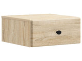 Wall-Mounted Bedside Cabinet 2 pcs Sonoma Oak 34.5 x 33 x 20 cm 899110