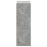 Highboard Concrete Grey 70x41x124 cm Engineered Wood 846407