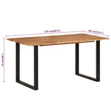 Dining Table 154x80x76 cm Solid Acacia Wood 286473