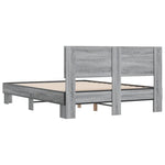 Bed Frame without Mattress Grey Sonoma 135x190 cm Double 3280210