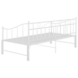 Sofa Bed Frame White Powder-coated metal 324777