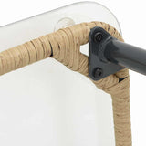 Garden Table Natural 80 x 40 x 45 cm Poly Rattan 42010365