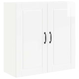 Wall Cabinet PORTO High Gloss White 80 x 31 x 80 cm 885409