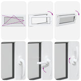 Basement Window "RISOR" 100x50 cm Tilt&Turn DIN Left Anthracite 4108407