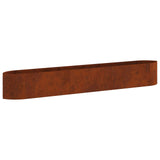 Raised Garden Bed Weathering Steel 300 x 40x 40 cm Steel 8011732