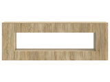 Console Table Sonoma Oak 155 x 29 x 74 cm Engineered Wood 899888