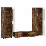 TV Cabinet Set FLORIN 3 pcs Smoked Oak Engineered Wood 3398009