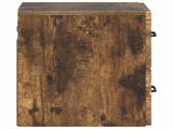 Wall-Mounted Bedside Cabinet 2 pcs Smoked Oak 34.5 x 33 x 40 cm 899326