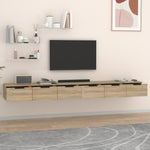 Wall Cabinets 2 pcs Sonoma Oak 102x30x20 cm Engineered Wood 3115902