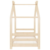 Kids Bed Frame Solid Pine Wood 70x140 cm 289607
