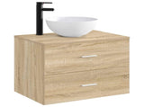 Bathroom Wash Basin Matte Black 35.5 x 35.5 x 14.5 cm Metal 890245