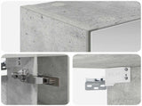 Bathroom Mirror Cabinet Concrete Grey 60 x 14.5 x 70 cm 889186
