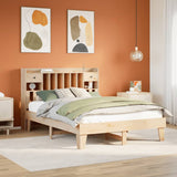 Bed Frame without Mattress 150x200 cm King Size Solid Wood Pine 3308840