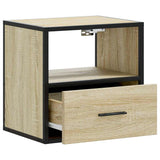 Wall-mounted Bedside Cabinets 2 pcs Sonoma Oak 40x31x39.5 cm 848737