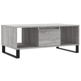 Coffee Table Grey Sonoma 90x50x36.5 cm Engineered Wood 830602