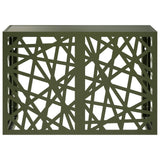 Air Conditioner Cover Olive Green 90 x 40 x 60 cm Steel 8014153