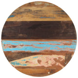 286040 Round Table Top 80 cm 25-27 mm Solid Reclaimed Wood
