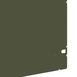 Lawn Edgings 10 pcs Olive Green 103 x 0.05 x 22 cm Steel 874795