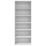 Highboard White 70x41x185 cm Engineered Wood 3281687