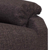 Recliner Chair Dark Brown Fabric 342455