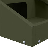 Deer Feeder Olive Green 28 x 30 x 80 cm Cold-Rolled Steel 874610