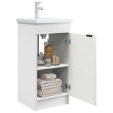 Bathroom Vanity with Sink White 42 x 40 x 84.5 cm 890084