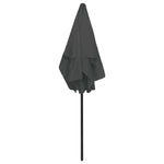 Beach Parasol Anthracite 180x120 cm 314721