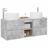 Bathroom Furniture Set 3 pcs Concrete Grey 49.5 x 44.5 x 66 cm 3405926
