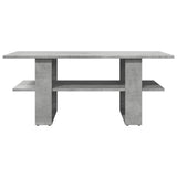 Coffee Table Concrete Grey 102x55x42 cm Engineered Wood 823265