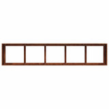 Planter Rusty 200x40x40 cm Weathering Steel 860688