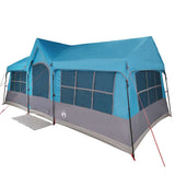 Family Tent with Roof Blue and Grey 622 x 295 x 238 cm 4100701